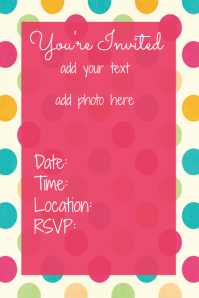 bday invitation template