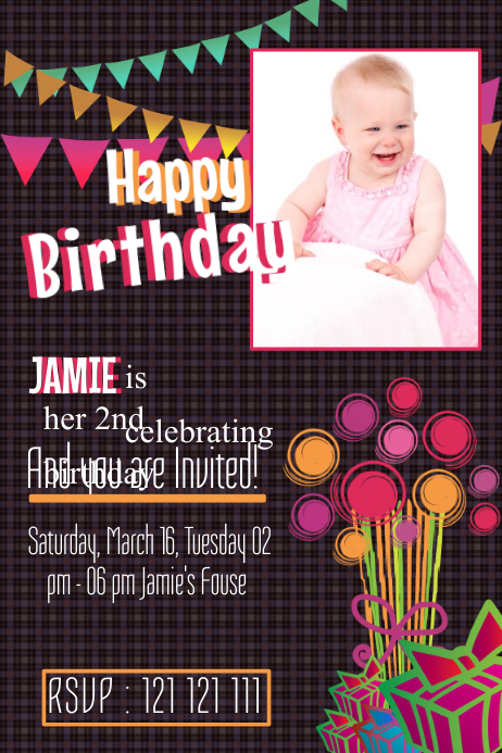 Birthday Poster Templates PosterMyWall