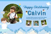 Baby Boy Baptism Banner 4