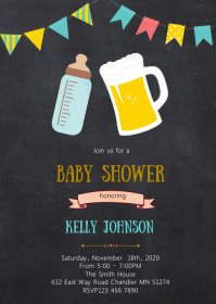 2 040 A Baby Is Brewing Customizable Design Templates Postermywall