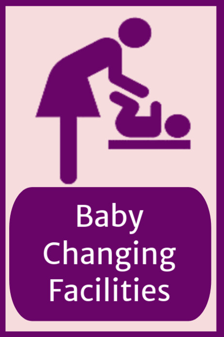 Baby Changing Sticker Baby Changing Facilities Sign Poster Template | PosterMyWall