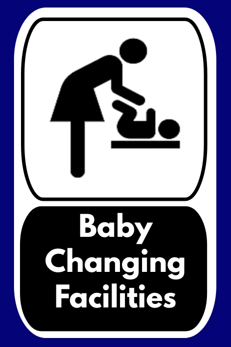 Baby Changing Sticker Baby Changing Facilities Sign Poster Template | PosterMyWall