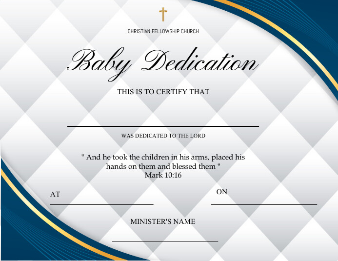 Baby Dedication Certificates Word Template Baby Dedication Certificates Word Template