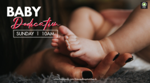 Czarny Baby Dedication Voorlegging Template
