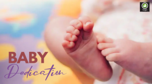 Baby dedication Præsentation (16:9) template