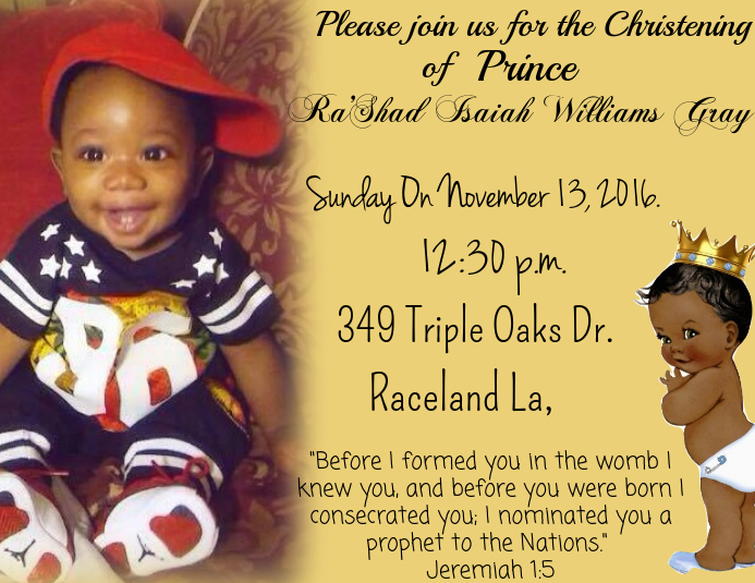 Baby Dedication Template Postermywall