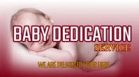 baby dedication service Digital Display (16:9) template