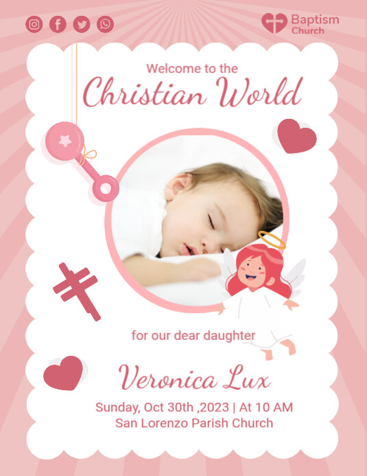Girls Christening Invitation Wording Free Printable Customizable girls-christening-invitation-wording-free-printable-customizable