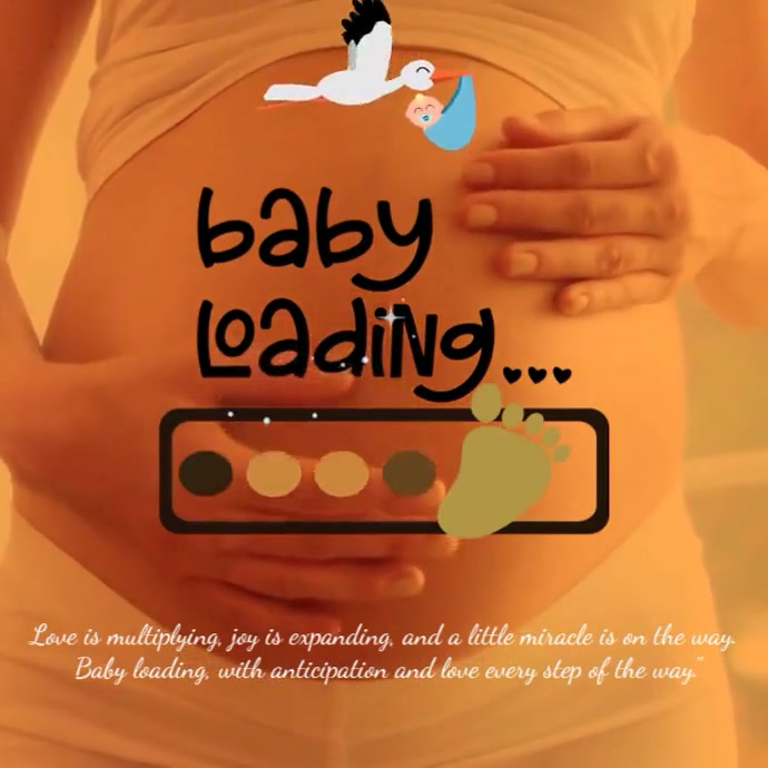 baby loading Square (1:1) template