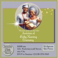 baby naming Square (1:1) template