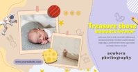 Baby Photography auf Facebook geteiltes Bild template