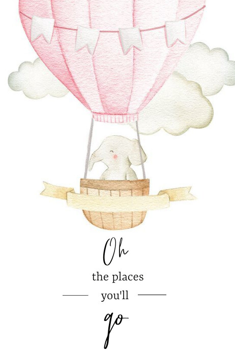 BABY ROOM WALL DECOR POSTER TEMPLATE