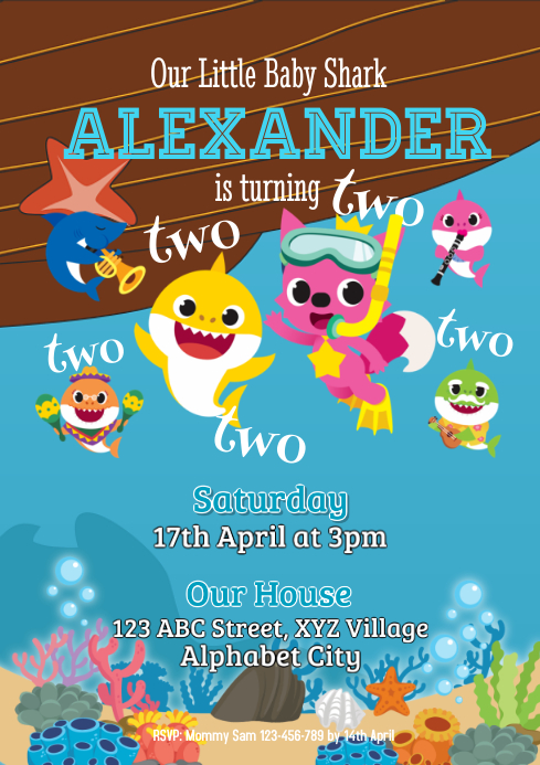 Modele Invitation D Anniversaire De Bebe Requin Postermywall Modele Invitation D Anniversaire De Bebe Requin Postermywall