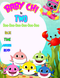 1 040 Baby Shark Customizable Design Templates Postermywall