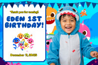 Baby Shark Ref Magnet Layout Poster template