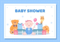 Pink Baby Shower Theme Template PosterMyWall