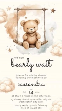 Baby Shower Instagram Story template