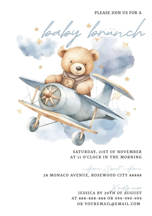Baby Shower Template PosterMyWall