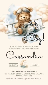 Baby Shower Instagram Story template