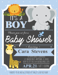 Baby Shower Flyer (US Letter) template