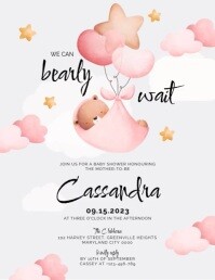 Baby Shower Flyer (US Letter) template