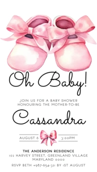 Baby Shower Instagram Story template