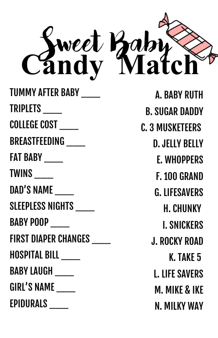 Baby Shower Game Template Postermywall