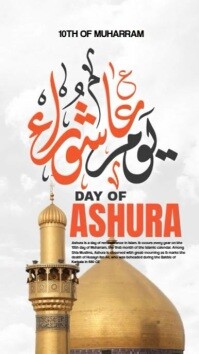Ashura Historia de Instagram template