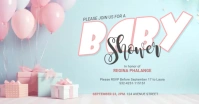 Baby Shower  invitation template Facebook Shared Image