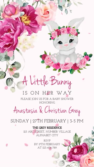 Baby Shower Invitation Template Instagram Story