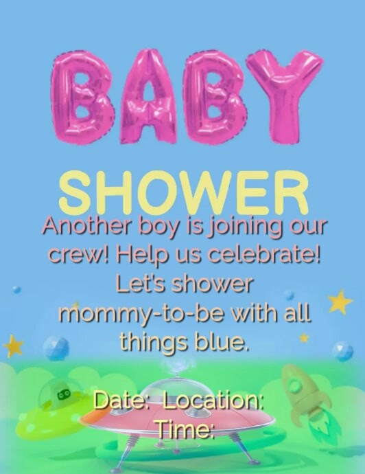 Baby shower Invite Template PosterMyWall