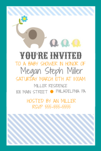6320 Customizable Design Templates For Baby Shower Invitation