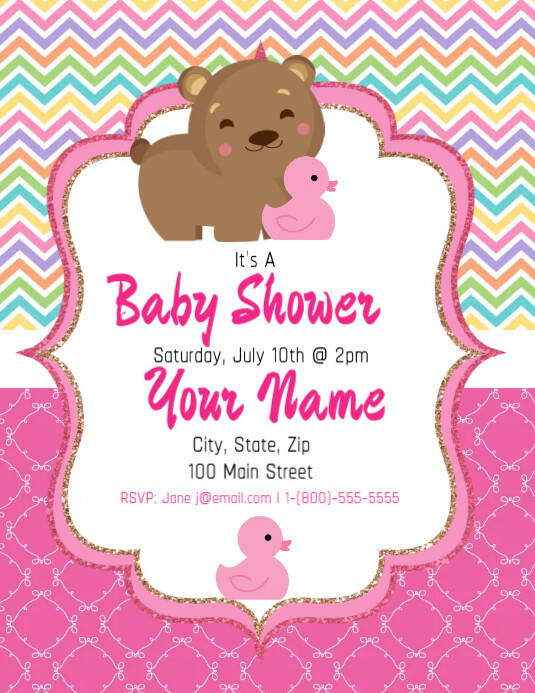 Baby Shower Template | PosterMyWall