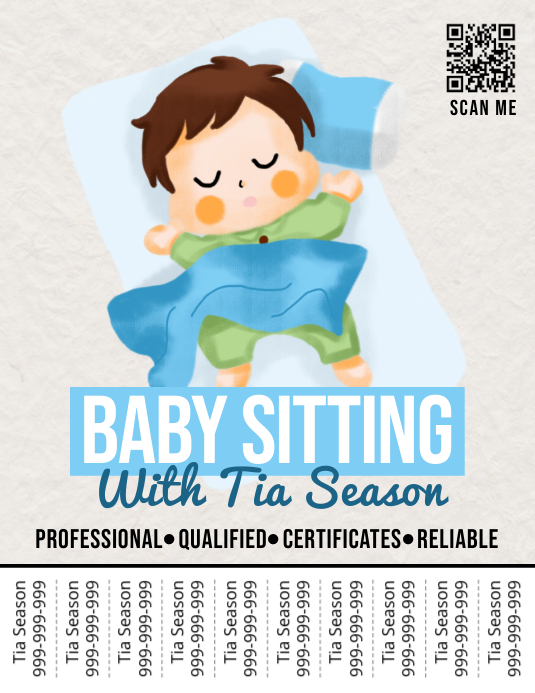 Poster Bayi Duduk Templat PosterMyWall