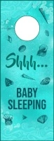 Baby Sleeping Door Hanger template