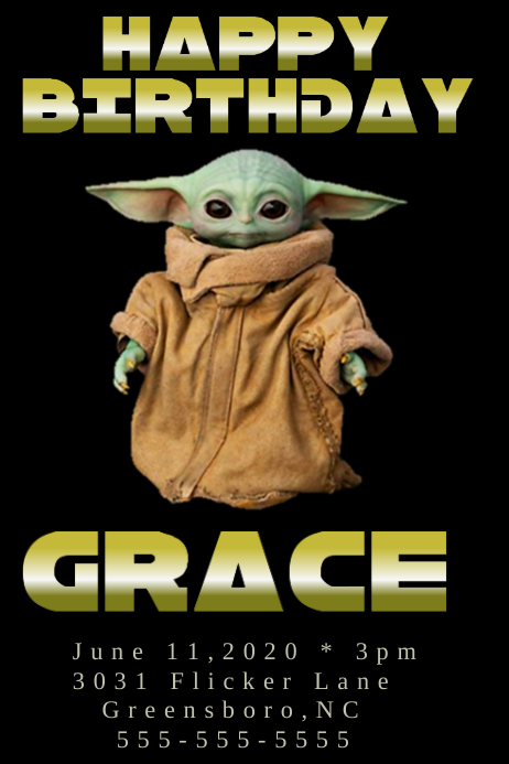 Plantilla De Baby Yoda Postermywall Plantilla De Baby Yoda Postermywall