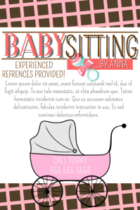 babysitter poster ideas