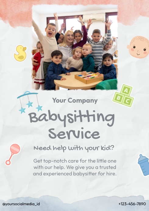 Babysitting Template PosterMyWall