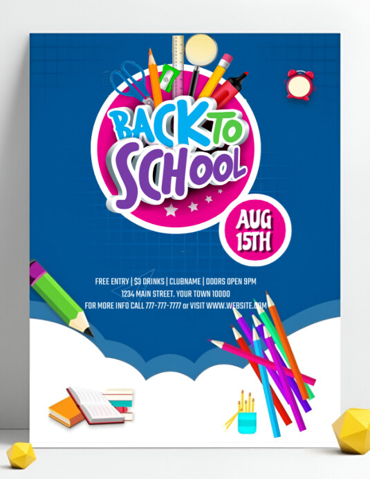 bacak2 school Iflaya (Incwadi ye-US) template