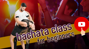 bachata class YouTube Thumbnail template