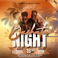 bachata night template Instagram Post