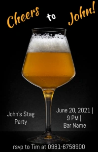 Bachelor's Party Tabloïd template