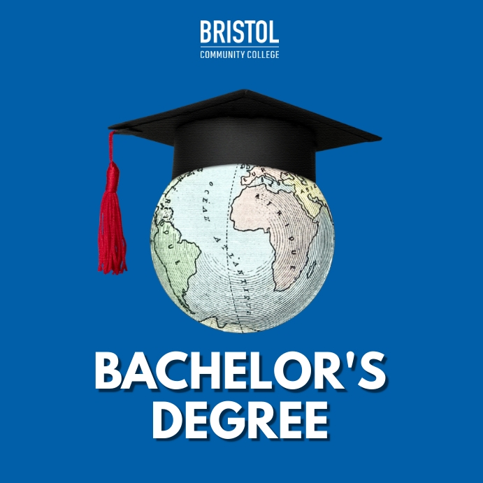 BACHELOR'S Degree planet with graduation cap Instagram 帖子 template