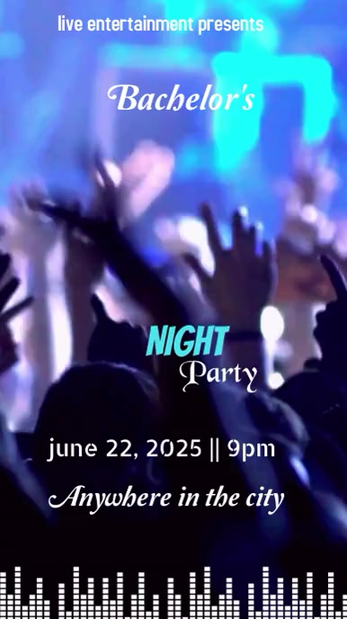 Bachelor's party Instagram Reel template