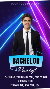 BACHELOR PARTY TEMPLATES DESIGN Instagram Story