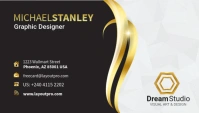 Back Business Card template