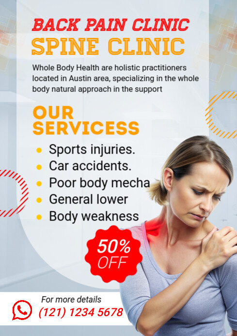 Copy of Back pain | PosterMyWall