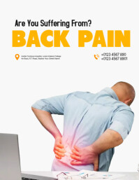 Back Pain Poster Template | PosterMyWall