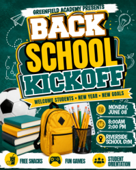 Back School Kickoff Event Instagram Portrait template