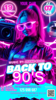 Back To 90's Instagram Reel template